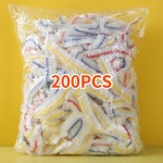 50/100/200PCS 등급 가정용 신선 유지 가방 용 일회용 집착 필름 커버 홈 남은 보관 액세서리 H9030 50pcs colorful : 쪼끄만직구