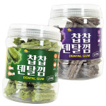 찹찹 덴탈껌 강아지 치석제거 개껌 쏨달펫 눈+관절, 500g, 60개 : 쏨달펫