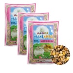 피그미다람쥐 먹이 사료 용품 햄스터 다람쥐 씨앗종합영양사료 600g x 3개 : 골드깡