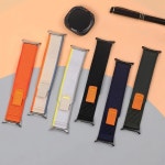 호환품 삼성 갤럭시 워치 8/8 클래식 스트랩 40mm 액세서리 스포츠 나일론 트레일 루프 밴드 : 스마트 메카