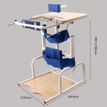 뇌성마비/장애인을 위한 하반신 재활 훈련을 스탠딩 보행 보조/스탠드 프레임, 이중 겨드랑이 아래 보행자 지원 (B) : 피크퍼스트