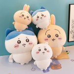 G1399 먼작귀 초 대형인형  80cm 침대 선물 하치와레 우사기 치이카와 바디필로우 안고자는 : 쿠마네상점