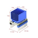 TMC2208 스테퍼 전동 스텝 스틱 음소거 드라이버 3d 프린터 Sky V1.2 용 자동 우수한 보호 A4988 DRV8825와 호환 가능 : 구매대행 김대행