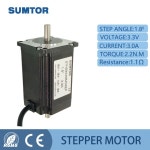 납땜 Nema 23 스텝퍼 모터 프린터 CNC용 상 이중 샤프트 4 리드 84mm 220Ncm : 아누 Anu