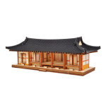 영공방 목공 미니어처 인테리어 장식 소품 HO 기와5칸 기와집 DIY 취미 만들기 조립키트 : 소이토이