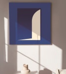 돈 들어오는 그림 열린 문 개업 선물 홈데코 카페 인테리어 풍수그림 디자인 집들이 선물용 : 판다생활용품