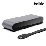 벨킨 썬더볼트4독 도킹스테이션 C타입 멀티 허브 INC006 M2 맥북 프로 13 맥북에어 호환 최대 8K 모니터 : 벨킨공식몰