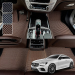 벤츠 E클래스 쿠페 W213 전용 3D 엠보싱 차세대 고무매트 1열2열 세트 (2016~) : 알브이모터스