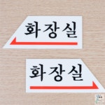 현우리스토어 화장실 방향표지판 건물안내판 : 현우리스토어