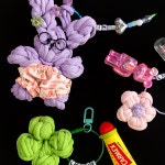 DIY 양말목 업사이클링 키링 만들기 뜨개 네잎클로버 : 꾀조은