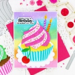 생일 축하 시리즈 번들 DIY 공예 만들기 카드 사진 앨범 Scrapbooking 장식을위한 클리어 스탬프 및 금속 절단 다이 : 미르 트레이드