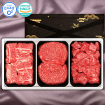 1등급횡성한우 갈비혼합 3P 1호 1.2kg(갈6/불/국3) : 러블리델리마켓