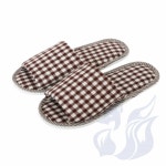 칠전몰 체크 거실화 여성거실화 사무실슬리퍼 실내용슬리퍼 손님용실내화 : 칠전스토어