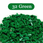 녹색 플레이트 1X1 픽셀 빌딩 블록 아트 부품 QR 선물 코드 3024 페인팅 브릭 Gr n : 픽마켓88