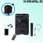 카날스 AL-786 충전식 블루투스 다기능 핸드 무선마이크 2대 가방포함 KANALS : 프로 오디오