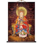 불교용품 지장왕 지장왕보살 비단 불화 탱화 불교그림 벽걸이 롤액자  DH25_G7256 : salechina