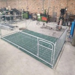 아연도금 이유식 돼지 울타리 철제 모이통 : 아미고 바잉