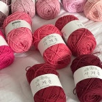 사계절실 코튼 100% 70가지 색상 가방실 소품실 뜨개모자 코바늘 손뜨개 뜨개질실  뜰안 뜨개공방 : 뜰안 뜨개공방