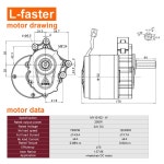 FASTER 듀얼 드라이브 10 모터 오프로드 리모컨 자전거용 키트 10 전기 인치 카트 : 나나쓰야
