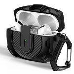 쿠미핸즈 심플 에어팟 케이스, 에어팟 Pro2, 블랙, 1개 : 맥스파이어