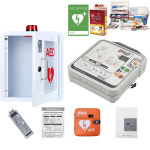 심장충격기 AED 씨유메디칼 자동제세동기 CU-SPR 병원사용제품 보관함포함 : FIRST AID ON