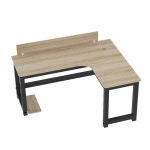 코너 기역자 기억자 ㄱ자 등학생 ㄱ책상 컴퓨터 120 80 좌회전 코너 별도 촬영 : 에코리브샵