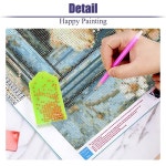 우슬레타이오 다이아몬드 아트 키트, 강아지 페인팅 DIY 5D 풀 드릴 현재 가정용 벽 장식용 보석 및 공예품 12X16 lnch G7608-US : 헬로픽스토어