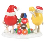 56부 북극 마을 컬렉션 액세서리 M&M이 우리만의 산타 피규어 나무를... M&M 캔디 팩토리 크리스마스 주택 액세서리, 2.56인치 : 직구열하나 글로벌