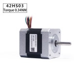 개/몫 Nema 17 스테퍼 2 상 스테핑 42HS03/08 대형 토크 0.34/0.71N. M 단계 각도 .8 : 구커넥트