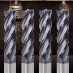 ZMM2(즈음2) | ZGT 1PC 밀링 엔드밀 공구 HRC50 커터 4MM 초경 2MM 합금 4날 CNC 1.5x4Dx50L : 노모라