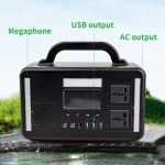 블루투스 스피커가 장착된 인버터 태양광 발전소 300W 192Wh 리튬 배터리 에너지 보조베터리 : 올트레이드4