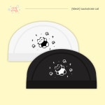스위밍애니멀즈 배영냥이 메쉬수모 귀여운 고양이 제작수모 블랙 화이트 : 스위밍 애니멀즈