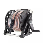 15 미터 정원 호스  랙 세트 파티오 깔끔한 야외 배관 솔루션 릴 : 베스트321엘