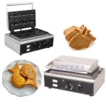 상업용 장비 만드는 모양 와플 전기 메이커 기계 물고기 Taiyaki 스낵 Pcs : 스테이블식스