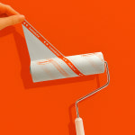 홈앤미 사선컷팅 스트롱 돌돌이 롤 테이프클리너 본체+리필 10개 : 홈앤미