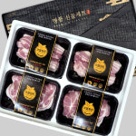 으뜸한돈 냉장 삼겹살&목살 선물세트 2kg 구이용 선물포장 : 으뜸한돈