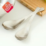 스텐 빙수스푼 우동 서빙 소 업소용 카페 빙수 우동 쌀국수 마라탕 국물 수저 : 와이제이바스켓