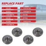 545I 550I 밸브 N62B48 11367534718 650I 타이밍 배기 11367506775 11367512182 흡기 스프로킷용 4PCS 스프로킷 가변 745LI... 