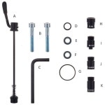 OEM 조립 키트 S0054 플럭스 S/2 12mm 액슬, Garmin TacX S 스마트 트레이너 T2900S.60, 2 T2980.60과 호환됩니다 : 우최14