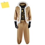 할로윈 호크스 코스프레 의상 성인 남성 셔츠 바지 코트 가발 정장 카니발 파티 H4767 : 투지코스튬