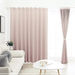 와인앤쿡 VWC6FB47 자취 1장 예쁜 퓨어 아이방 주문제작 나비주름 핑크 : 와인앤쿡