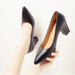 와인앤쿡 TWBA9DE3 로퍼힐 레더스틸레토하이힐 펌프스힐 웨지힐구두 : 와인앤쿡