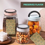 위저브 62 양방향 습도 조절 팩, 1파운드 보관용 67그램 5팩, 67사이즈 수분 패킷 개별 포장, 저장 용기용 가습기 팩 49% 70 Gram 5 PACK... 