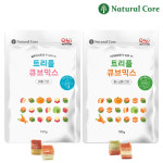 네츄럴코어 트리플 큐브 믹스 혼합 2종, 100g, 1개 : 펫티크