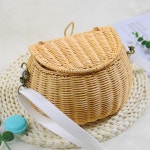 라탄 백 피크닉 자전거 가방 바구니 어린이 바스켓 크로스 : 말랑바다샵