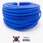 국산 6파이 블루 100M 오디오 음향 캐논 마이크 제작 케이블 선 HT-MIB100 : 플렉스프리즘