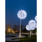 민들레 조명 LED 대형 무드등 조경 공원 야외 소프트민들레 지름30cm : 은율41