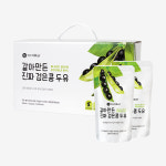 한정특가 전통 맷돌방식으로 갈아만든 진짜 검은콩 두유 180ml x 20포 : 홈스토리