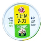 오뚜기 더마일드 135g 가벼운참치캔 36개 수산 : 정결식자재