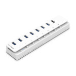 UH508 USB 허브 8포트 유전원 USB3.0용7P 충전전용1P : 마하링크